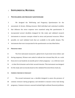 The second instrument was a checklist designed to