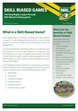 skill biased games