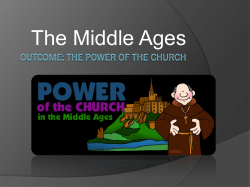 Outcome: The power of the Church