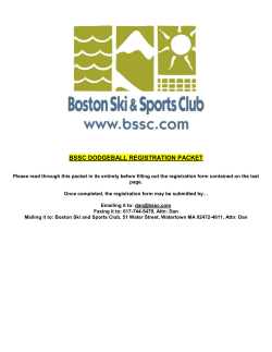 BSSC Dodgeball - Boston Ski And Sports Club