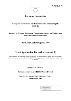 I. THE action - Europa Facile