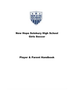 New Hope Solebury High School Girls Soccer Player