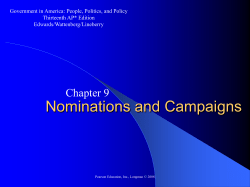 Nominations and Campaigns