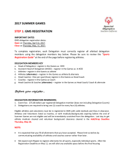2017 summer games step 1: gms registration