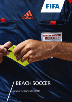 Beach Soccer Laws of the Game