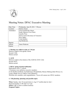 Agenda - Vancouver School Board