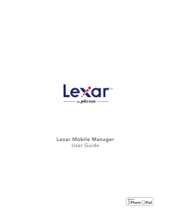 Lexar Mobile Manager User Guide