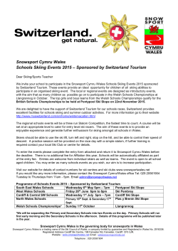 Welsh Schools Events