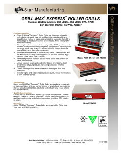 Grill-Max Express Value-Roller-Grills_Grill Max Roller Grills.qxd