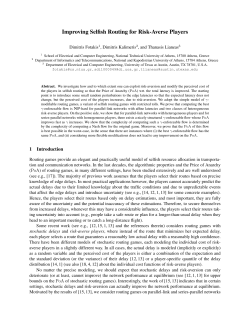 Improving Selfish Routing for Risk-Averse Players