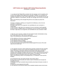 LSAT Center: Free Online LSAT Video Prep Course