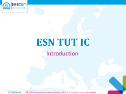 ESN TUT IC events