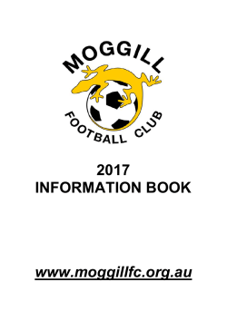 MOGGILL FOOTBALL CLUB MANAGEMENT COMMITTEE