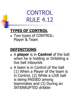 Rule 15 Control - Adirondack Chapter IAABO Board 36