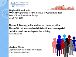 Demographic and social characteristics and Intra