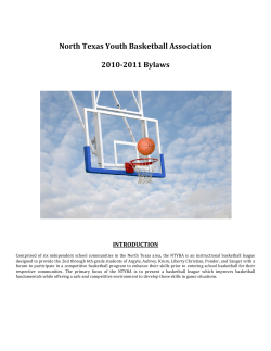 North Texas Youth Basketball Association 2010-2011