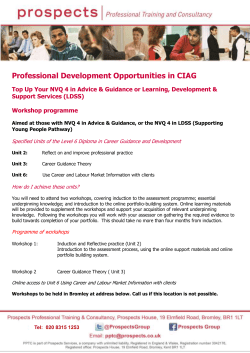 3 units of Level 6 for those with NVQ 4 in Advice