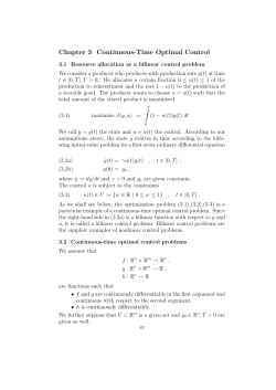 Chapter 3 Continuous-Time Optimal Control