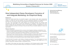 How Independent Game Developers Conceive of and Integrate