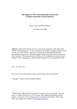 Establish existence of demand externality and measure impact for