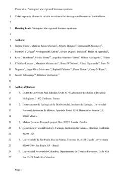 Biomass estimation from forest inventories