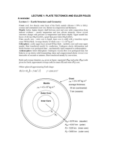 plate tectonics