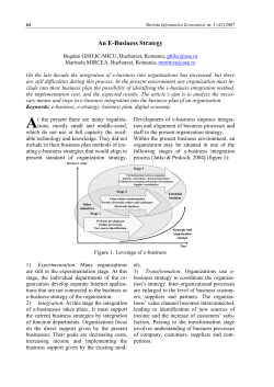 An E-business Strategy