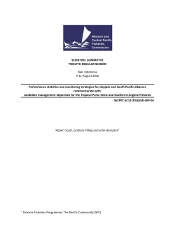 SC12-MI-WP-04 Objectives indicators and monitoring strategies