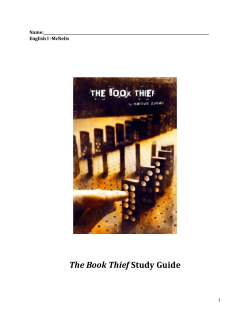 The Book Thief Study Guide