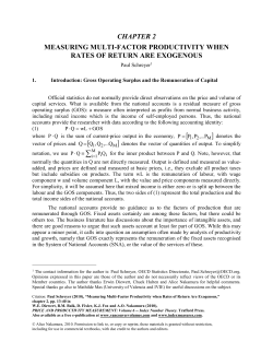 note on mfp measurement and growth accounting