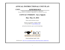 Kinesiology - Riverside City College