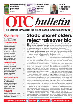 Stada shareholders reject takeover bid