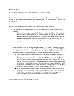 Midterm feedback: For the most part people did well. Grades ranged