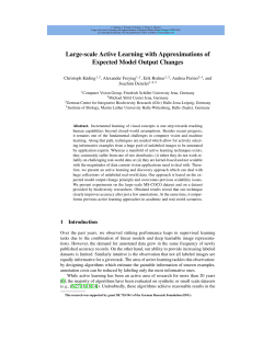 Large-scale Active Learning with Approximations of Expected Model