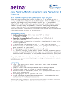 Aetna Agent vs. Marketing Organization and
