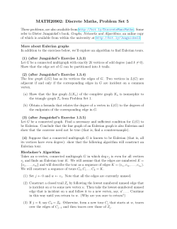 MATH20902: Discrete Maths, Problem Set 5