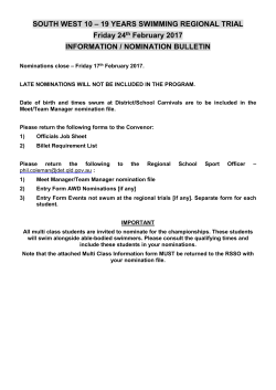 2017 SWSS 10-19yrs Swimming Bulletin