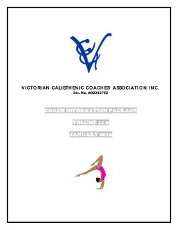 coach information package volume 11.0 january 2016