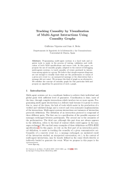 Tracking Causality by Visualization of Multi