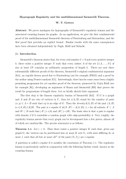 Hypergraph Regularity and the multidimensional