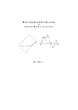 Limit Shapes and Fluctuations Bounded Random Partitions