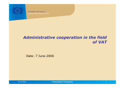 Mutual Assistance VAT