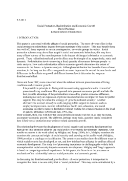 INTRODUCTION: - Social Protection Platform