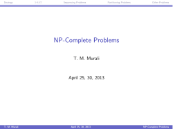 NP-Complete Problems