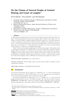 On the Classes of Interval Graphs of Limited Nesting and