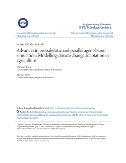 Advances in probabilistic and parallel agent-based simulation