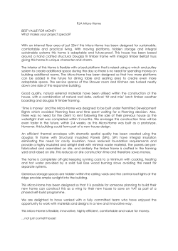 RJA Micro-Home BEST VALUE FOR MONEY What makes your