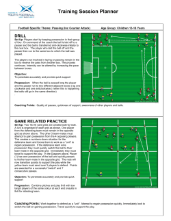 Training Session Planner - Scottish Football Association