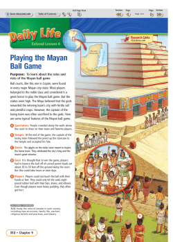 Playing the Mayan Ball Game