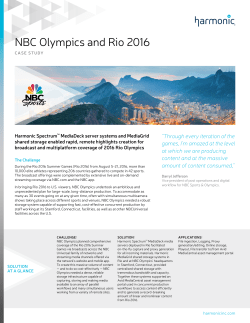 NBC Olympics and Rio 2016